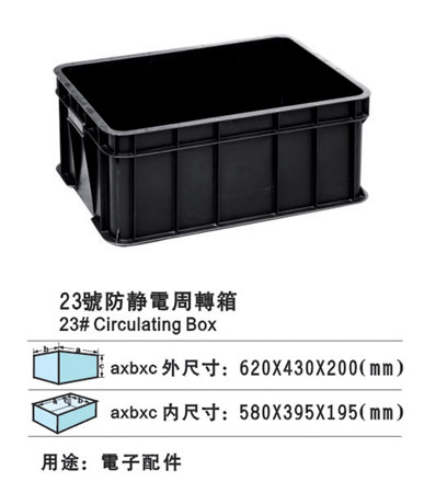 23#防靜電周轉箱 防靜電膠箱廠家 防靜電膠筐批發(fā)